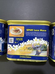 Lilo and Stitch SPAM Limited Edition SET OF 3 From Hawaii 12 Ounce Cans