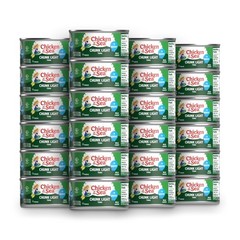 Chicken of the Sea Chunk Light Tuna in Water, Wild Caught Tuna, 12 oz. Can (Pack