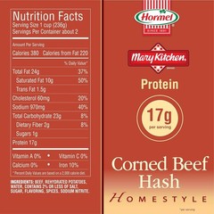 Hormel Corned Beef Hash Multipack – 8 Servings^