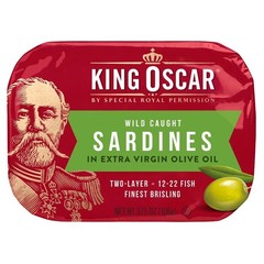 Wild Caught Brisling Sardines in Extra Virgin Olive Oil Canned Seafood 3.75 oz