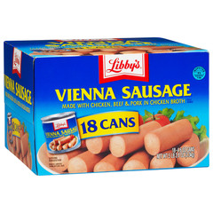 Libby’S, Vienna Sausage, 4.6 Oz, 18-Count