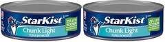 StarKist 25% Less Sodium Chunk Light Tuna In Water, 5 Oz 5 Ounce (Pack of 2)