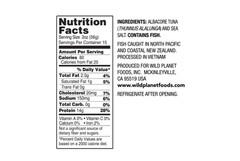 Wild Planet Albacore Wild Tuna (White Tuna Steak) 6 x 5 Oz Cans