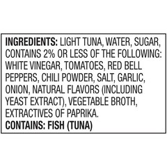Wild Caught Tuna Pouches Sweet Spicy High Protein 2.6 oz 12 Pack for Quick Meals