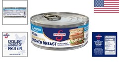 Swanson White Canned Chicken Breast – Gluten Free & Ready-to-Eat, 4.5 oz