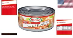 Smoked Canned Ham 5 Ounce Pack of 12 Fully Cooked Gluten Free Meat Chunks