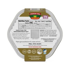 Genova Premium Tuna Mediterreanean Lentil & Grain Salad, 7.76 Ounce Bowls (Pack