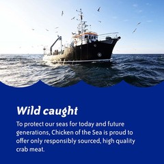 Chicken of the Sea White Crab Meat, 6 oz. Cans Pack of 12, High in Calcium, W…
