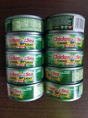 10 CANS BEST TUNA CHICKEN OF THE SEA CHUNK LIGHT TUNA IN OIL NET WT 5 OZ 12/2024