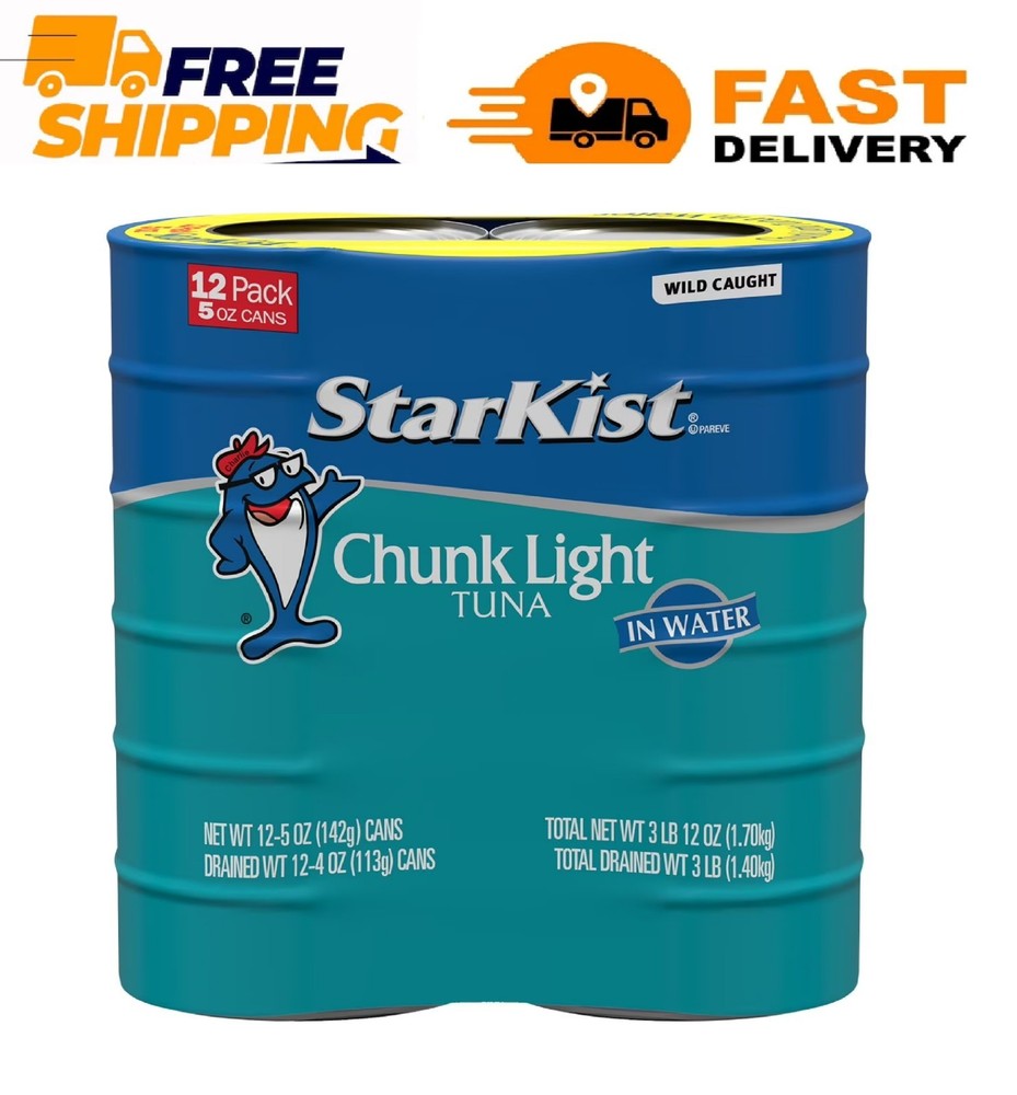 StarKist Chunk Light Tuna in Water, 5 oz., 12 pk.