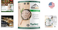 All Natural Canned Turkey 28 Oz – Ready to Eat, Perfect for Meals & Emergencies