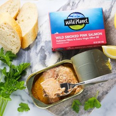 Wild Planet Smoked Pink Salmon Fillets in Extra 3.9 Ounce (Pack of 1)