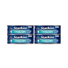 StarKist Chunk Light Tuna 5oz (4 Pack) Wild Caught, 20g Protein