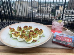6 Pack Natural Smoked Oysters with Red Chili Pepper