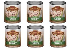 (8 Cans) Keystone Turkey **ALL NATURAL – NO PRESERVATIVES – FULLY COOKED** 28oz