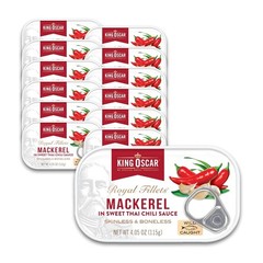 King Oscar Mackerel in Olive Oil Skinless Boneless Wild Caught