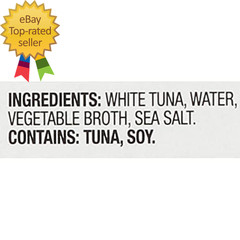 Solid White Albacore Tuna in Water 3 Oz Can (Pack of 3) – Wild Caught Tuna