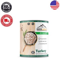 All Natural Canned Turkey 28 Oz – Ready to Eat, Perfect for Meals & Emergencies