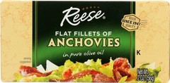 Flat Fillets of Anchovies, 2-Ounces
