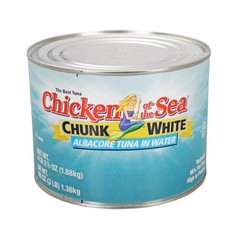Chicken of the Sea Chunk Albacore White Tuna In Water – 66.5 Ounces, 6 Per Case