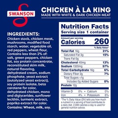 Swanson Canned Chicken a la King With White and Dark 10.5 Ounce (Pack of 12)