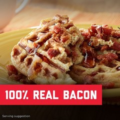 (2 pack) Real Crumbled Bacon Topping, Shelf Stable, 20 oz Resealable