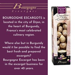 Burgundy French Escargot Set – 24 Unattached Snail Shells and Snail Meat