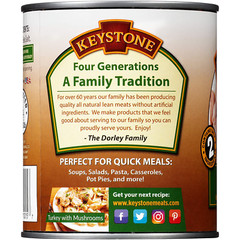 2 Cans – Keystone Meats All Natural Turkey Fully Cooked 28 oz No Preservatives✅