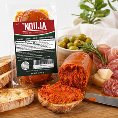 Nduja Spicy Spreadable Salami, Spicy Salami Spread Charcuterie Meat Spread 5 Oun