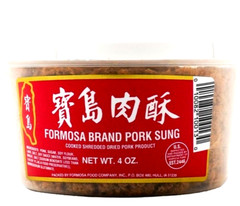 Formosa Brand Pork Sung Cooked Dried Pork Product 4 oz~Made In USA ~11/2026
