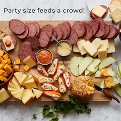 Party-Size Signature Beef Summer Sausage, 26 ounces | Great for Snacking, Gifts,