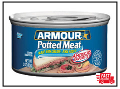 2 Pack – Armour Potted Meat Made With Chicken and Pork, 3 oz., 12 ct.