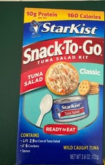 Starkist Ready-To-Eat Tuna Salad Kit, Original Deli Style