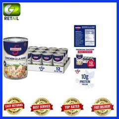 Hearty Swanson Chicken a la King – 10.5 oz Cans, Pack of 12 for Easy Meals