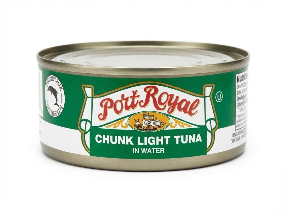 Port Royal 4 Cans Chunk Light Tuna in water 5oz ea. Wild Caught Keto