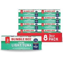Chunk Light Tuna In Water, 3 oz Cans (8 Packs of 3, 24 Cans Total) – Wild Cau…