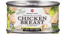 Member’s Mark Premium Chunk Chicken Breast (3.25 oz., 6 ct.) (Pack of 2)