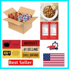 DINTY MOORE Beef Stew & Beans – 8 Cans of Hearty, Preservative-Free Meals