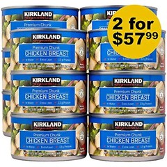 Kirkland Signature Chicken Breast, 12.5 oz – 6 count (Pack of 2) | total 12