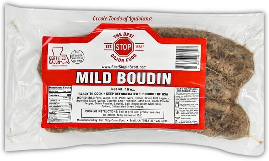 The Best Stop Mild Boudin 16 Oz (4 Pack)