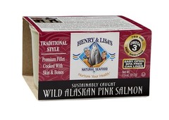 Henry & Lisa’s Natural Seafood Traditional Pink Salmon, 7.5 Ounce
