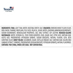 Lunch-To-Go Mix Your Own Tuna Salad, Chunk Light Tuna Pouch, 4.5 Ounce Kit, 1 Pa