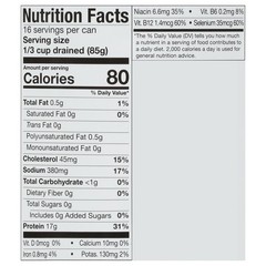 Chunk Light Tuna In Water, 66.5 oz Bulk Food Service Can – Wild Caught Skipja…