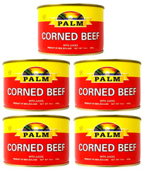Palm Corned Beef with Juices 15 oz ( Pack of 5 )~04/2029