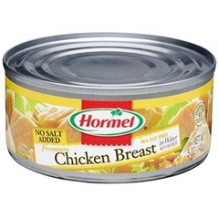 Hormel Premium No Salt Added Canned Chunk Chicken Breast in Water 5 Ounce Pac…