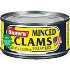 CLAM MINCED, 6.5 OZ, PK- 12