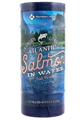 MEMBER’S MARK PREMIUM QUALITY ATLANTIC SALMON IN WATER CANS
