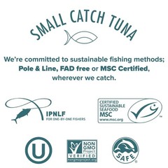 Tonnino Tuna Fish Yellowfin PoleLine – Solid Pack in Spring Water – Pack of 12..