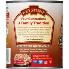 (2 pack) Keystone All Natural Beef, 28 oz Can