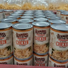Lehman’s All Natural Canned Meat, USA Made, 14.5 oz, Case of 24, Chicken
